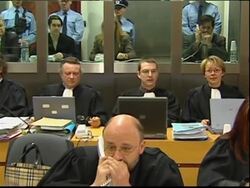 Scenes in court before survivor testifies, file News Clip