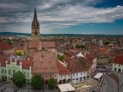 TIME LAPSE: Sibiu Stock Footage