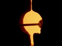 Glass Making Stock Footage