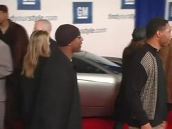 4th Annual 'ten' Fashion Show Presented By General Motors arrivals and Interviews Stock Footage