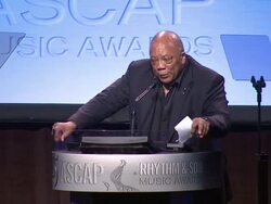 SPEECH: Quincy Jones at 25th ASCAP Rhythm & Soul Music Awards on 6/29/12 in Los Angeles, CA Stock Footage