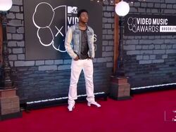 Sage the Gemini at 2013 MTV Video Music Awards - Red Carpet Stock Footage