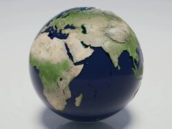 Rotating Globe Loopable Stock Footage