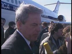 Albania - Arrival of international negotiator News Clip