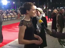 UK Defiance European Premiere Stock Footage