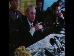SYND 2 11 77 REAL ESTATE TYCOON, MAURITS CARANSA, PRESS CONFERENCE News Clip