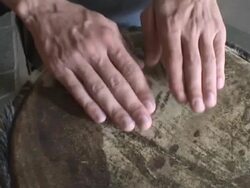 Playing On Drums Stock Footage