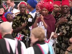 Atmosphere: Queen Elizabeth II, Prince Philip and Stock Footage