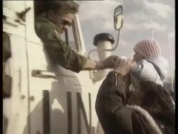 UN soldiers arrive in Bosnia ahead of ultimatum Stock Footage