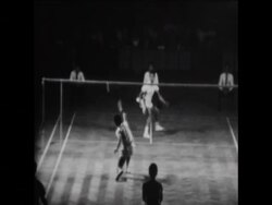 SYND 18/1/70  BADMINTON PLAYER PROTEST Instructional Video