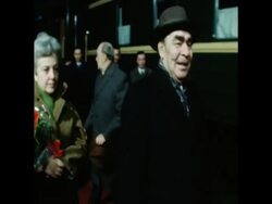 SYND 18 3 75 ARRIVALS FOR COMMUNIST MEETING News Clip