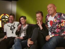 Aqua Interview Stock Footage