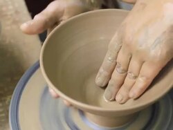 Potters Wheel Stock Footage