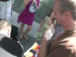 Mason Cook leaving the Spy Kids All The Time In The World 4D Premiere in Los Angeles 07/31/2011 (Footage by WireImage Video/Getty Images Entertainment Video) Stock Footage