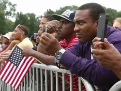 Obama, Former Presidents Commemorate 50th Anniversary Of MLK's March On Washington Stock Footage