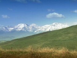Mountain Biker Uses Mobile Phone Stock Footage
