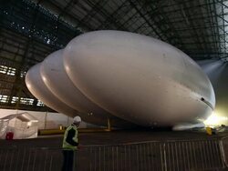 World's Longest Aircraft Unveiled Stock Footage