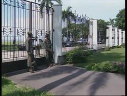 ZAIRE: NEW PRIME MINISTER GENERAL LIKULIA BOLONGO MEETS NEW CABINET News Clip