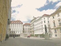 Judenplatz Holocaust Museum Stock Footage