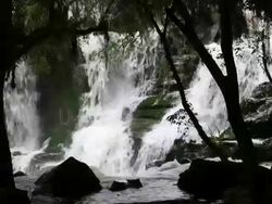 Waterfall detail Stock Footage