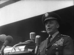 Opening of new NATO SHAPE Headquarters in Brussels Stock Footage