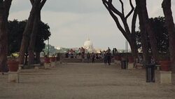Typical cityscape of Rome Stock Footage