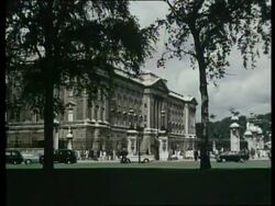 Buckingham Palace, London, UK, 1963 Stock Footage