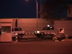 Convoy carrying freed hostages arrive at embassy News Clip