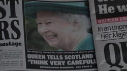 Reax to QEII's alleged comment that Scots should "think very carefully about the future" News Clip