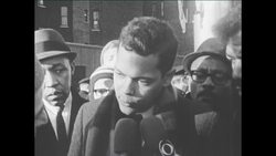 SYND 10 12 68 ARRESTS AND DISTURBANCES MARK NON STUDY DAY AT A SCHOOL IN HARLEM, NEW YORK Instructional Video