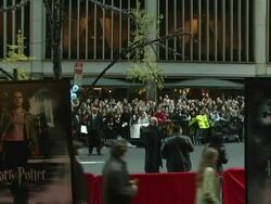 'Harry Potter and The Goblet of Fire' New York Premiere Arrivals Stock Footage