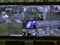 Extraordinary Secretariat of Security for Major Events (SESGE) in Brasilia Stock Footage