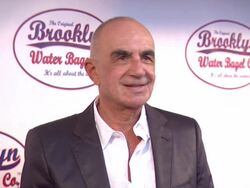 Robert Shapiro at the Larry King Brings Brooklyn To LA With The Grand Opening Of Brooklyn Water Bagel at Beverly Hills CA. (Footage by WireImage Video/GettyImages) Stock Footage