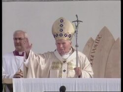 SLOVENIA: POPE ATTENDS MASS TO BEATIFY BISHOP SLOMSEK (3) News Clip