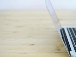 Typing On Laptop Keyboard Stock Footage