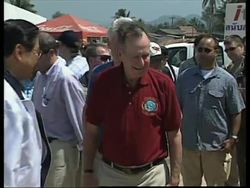 More pictures from visit of US ex-presidents to Thailand News Clip