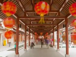 chinese ancient town Stock Footage