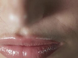 Sexy woman closeup Stock Footage