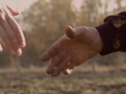 Hand of Care Stock Footage