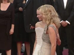 Naomi Watts and Valerie Plame at the Fair Game Premiere: Cannes Film Festival 2010 at Cannes . (Footage by WireImage Video/GettyImages) Stock Footage