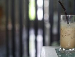 Ice Coffee Stock Footage