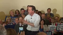 David Cameron speech to Tory supporters in Yeovil News Clip