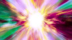 A Supernova bursts light (Loop). Stock Footage