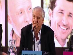 Valentine's Day Press Conference Stock Footage