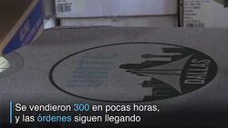 CLEAN : Las camisetas que se usan para unir a Dallas tras la tragedia News Clip