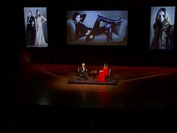 SPEECH: Ralph Lauren describes how he got Oprah to do this event with him at the Lincoln Center Presents: An Evening With Ralph Lauren Hosted By Oprah Winfrey at New York NY Stock Footage