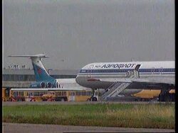 FILE of Russian Tupolev TU-154 and TU-134 jets Instructional Video