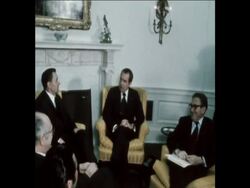 SYND 4-2-74 NIXON AND KISSINGER MEET GROMYKO Instructional Video