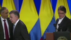 CLEAN : Colombia's Santos orders resumption of talks with ELN rebels (2) News Clip
