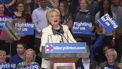 CLEAN : Clinton wins South Carolina primary as Super Tuesday looms News Clip
